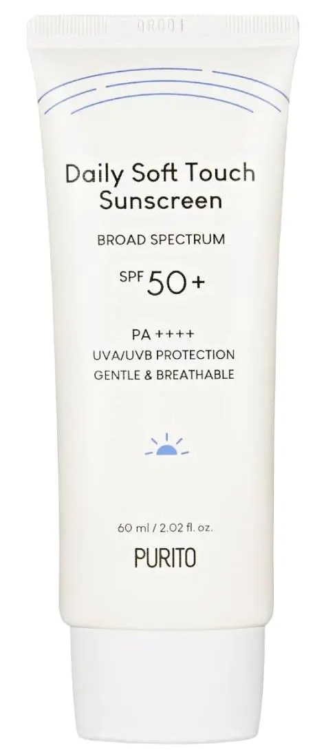 Purito Daily Soft Touch Sunscreen Daglig solcreme med ceramider SPF 50+ PA++++