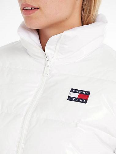 TOMMY-JEANS Damen Jacke GLOSSY PUFFER