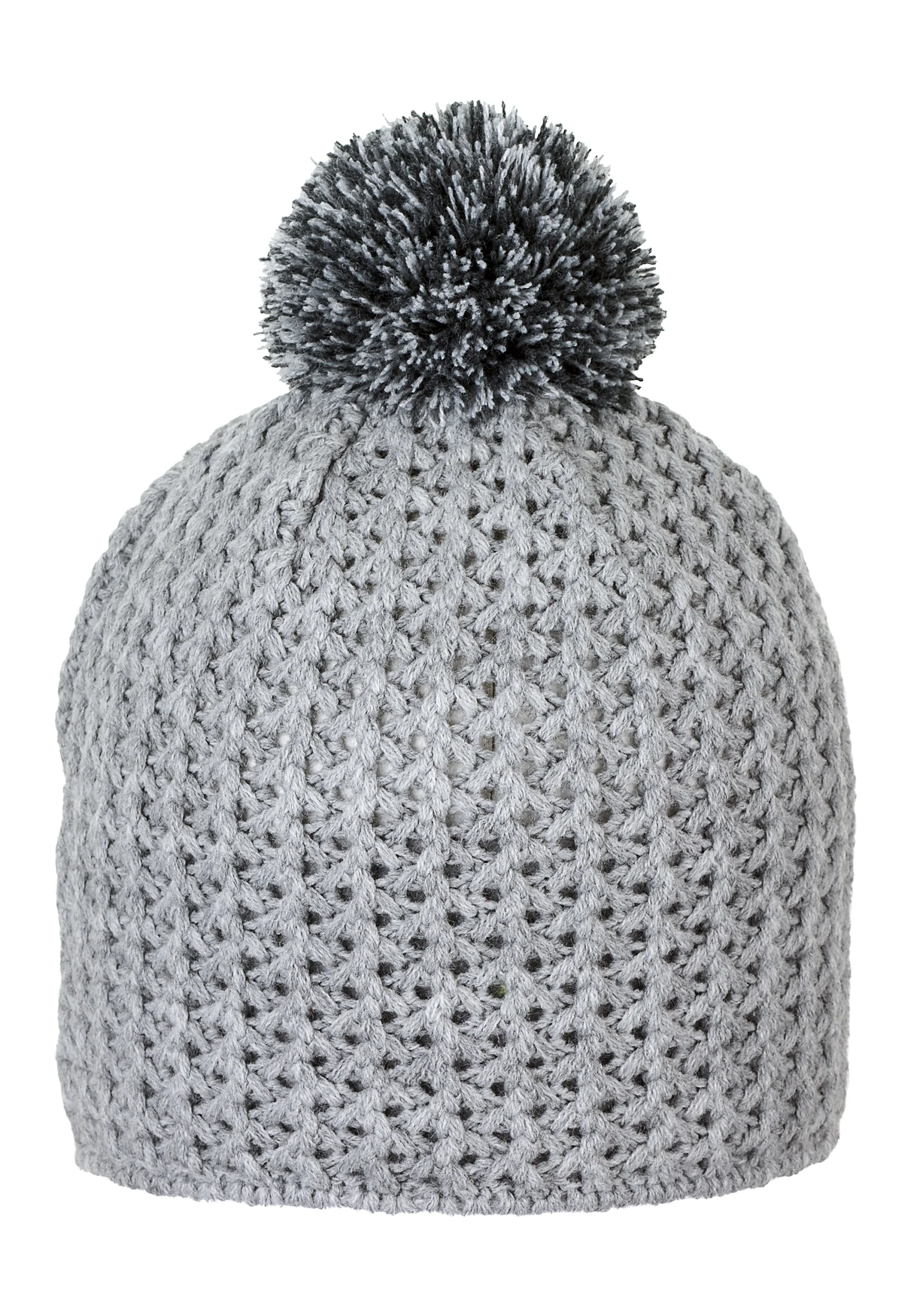 Strickmütze mit Struktur, Marine oder Silber mel.