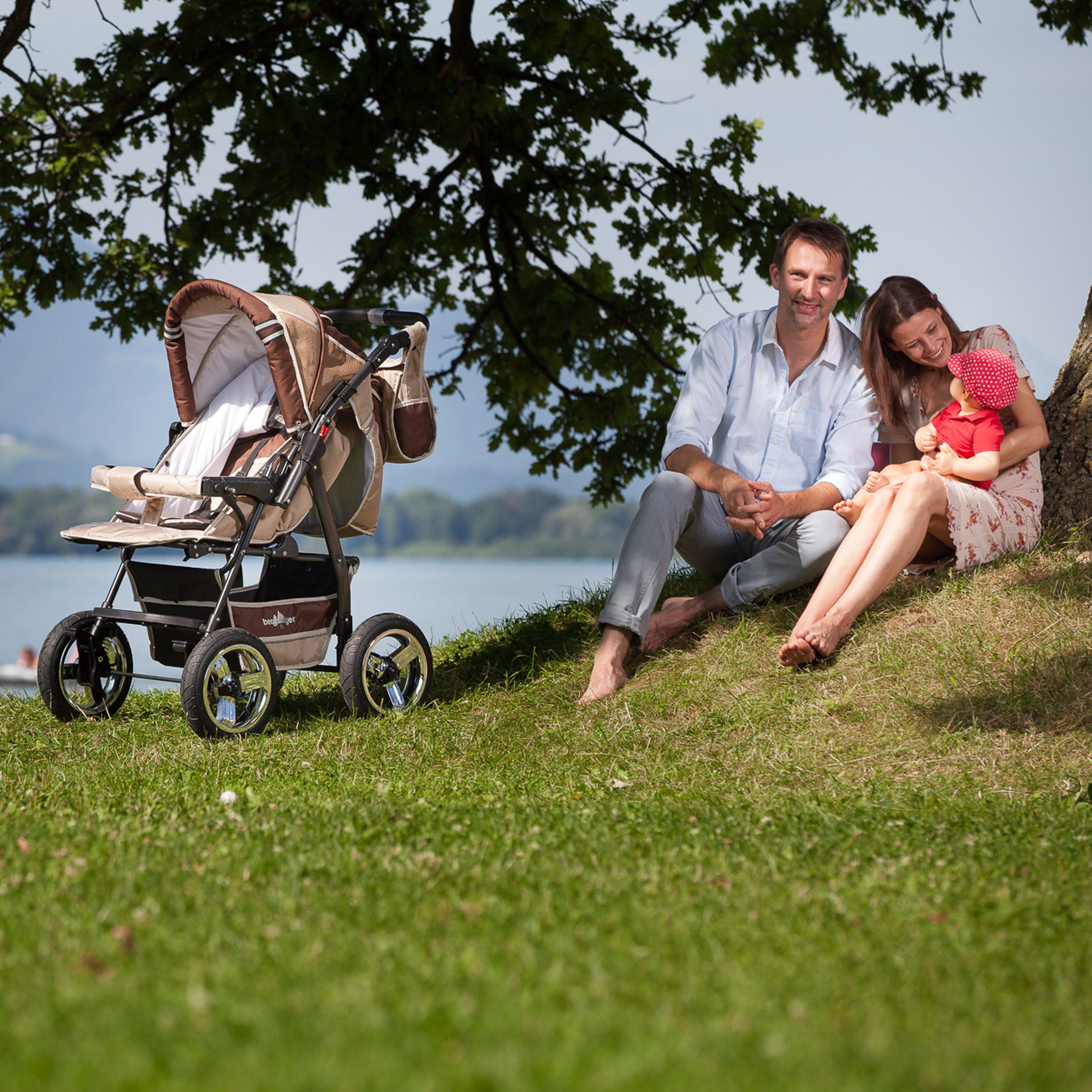 bergsteiger Kombi-Kinderwagen Rio, (10-tlg)