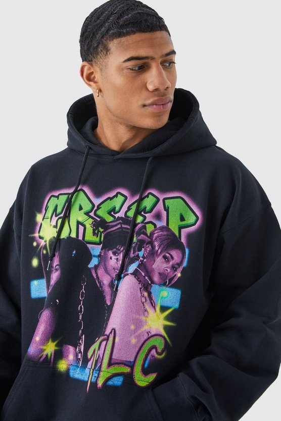 Oversize Hoodie mit lizenziertem Tlc Print