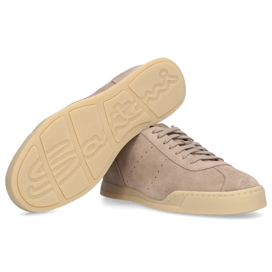 Santoni - Sneaker low 21322 Kalbsleder - braun