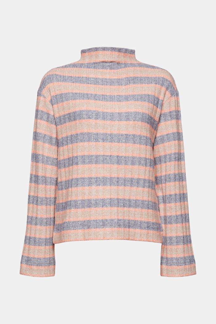 Weich aufgerautes Longsleeve mit Streifen
