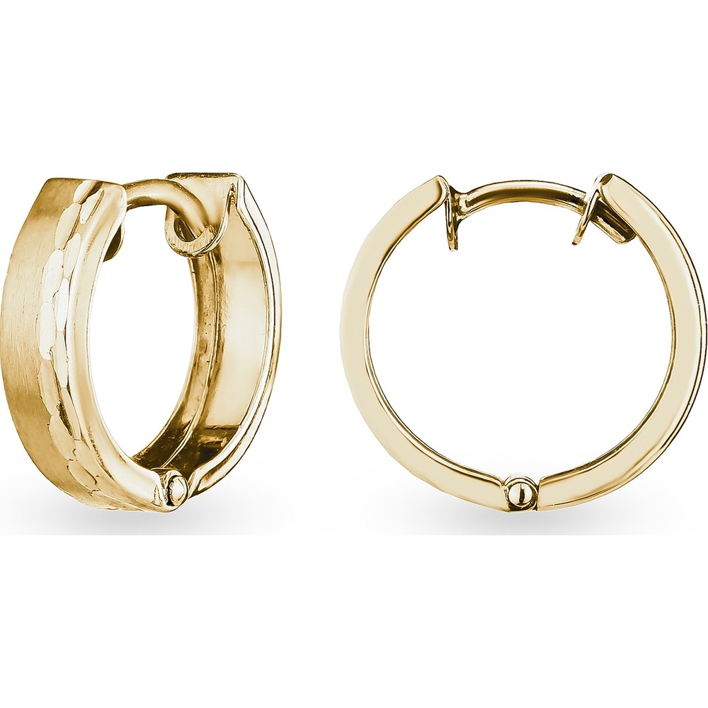 FAVS Créoles 585 Or jaune Boucles d'oreilles