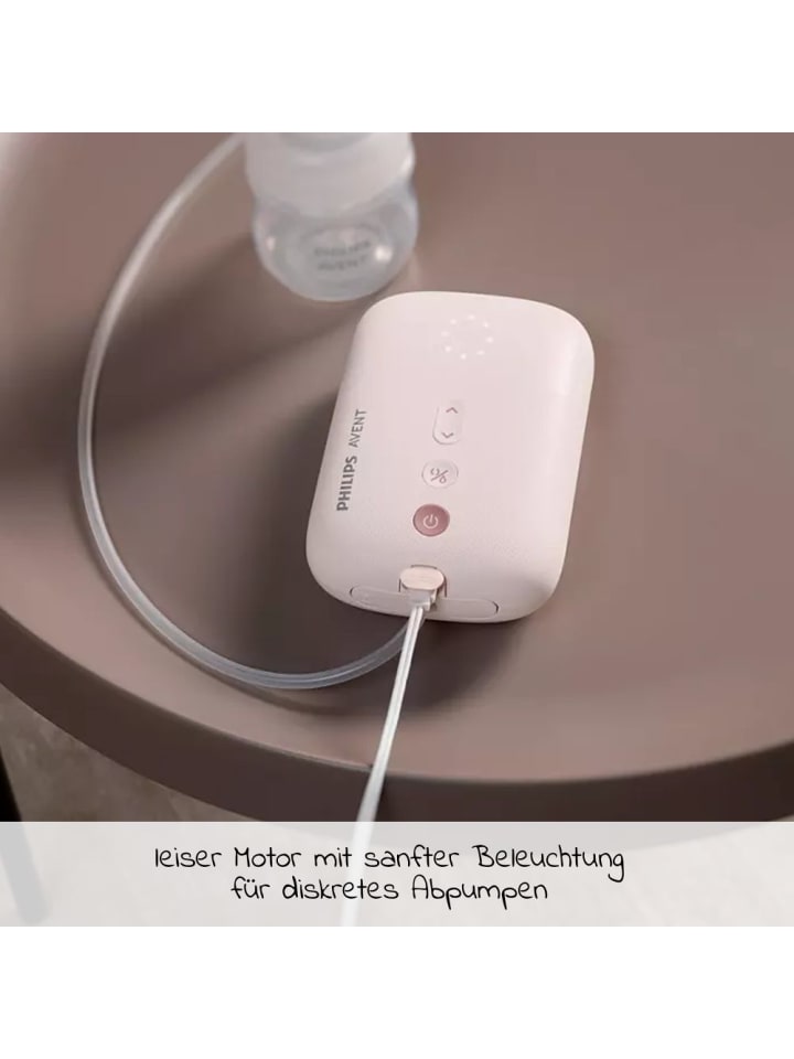 Philips Avent Elektrische Milchpumpe SCF395/31   Gratis in rosa günstig kaufen onesize