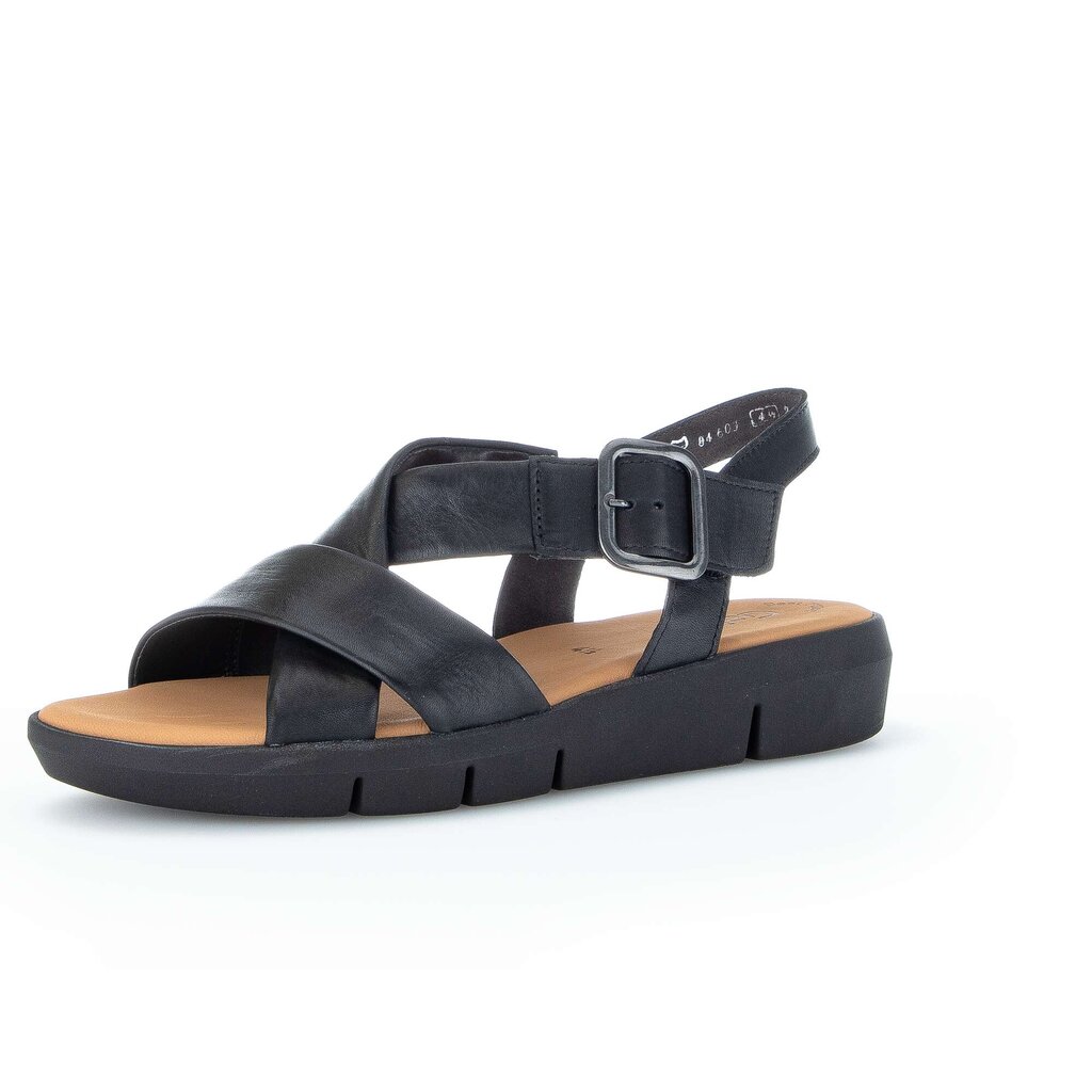 Gabor fashion Plateau Sandale schwarz
