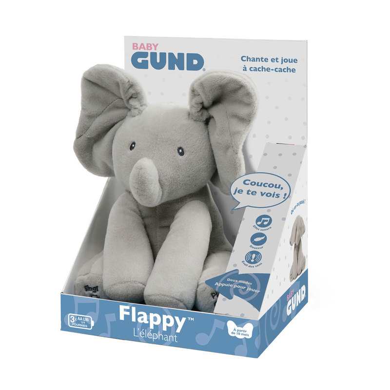 Peluche cache-cache Flappy l'éléphant Spin Master