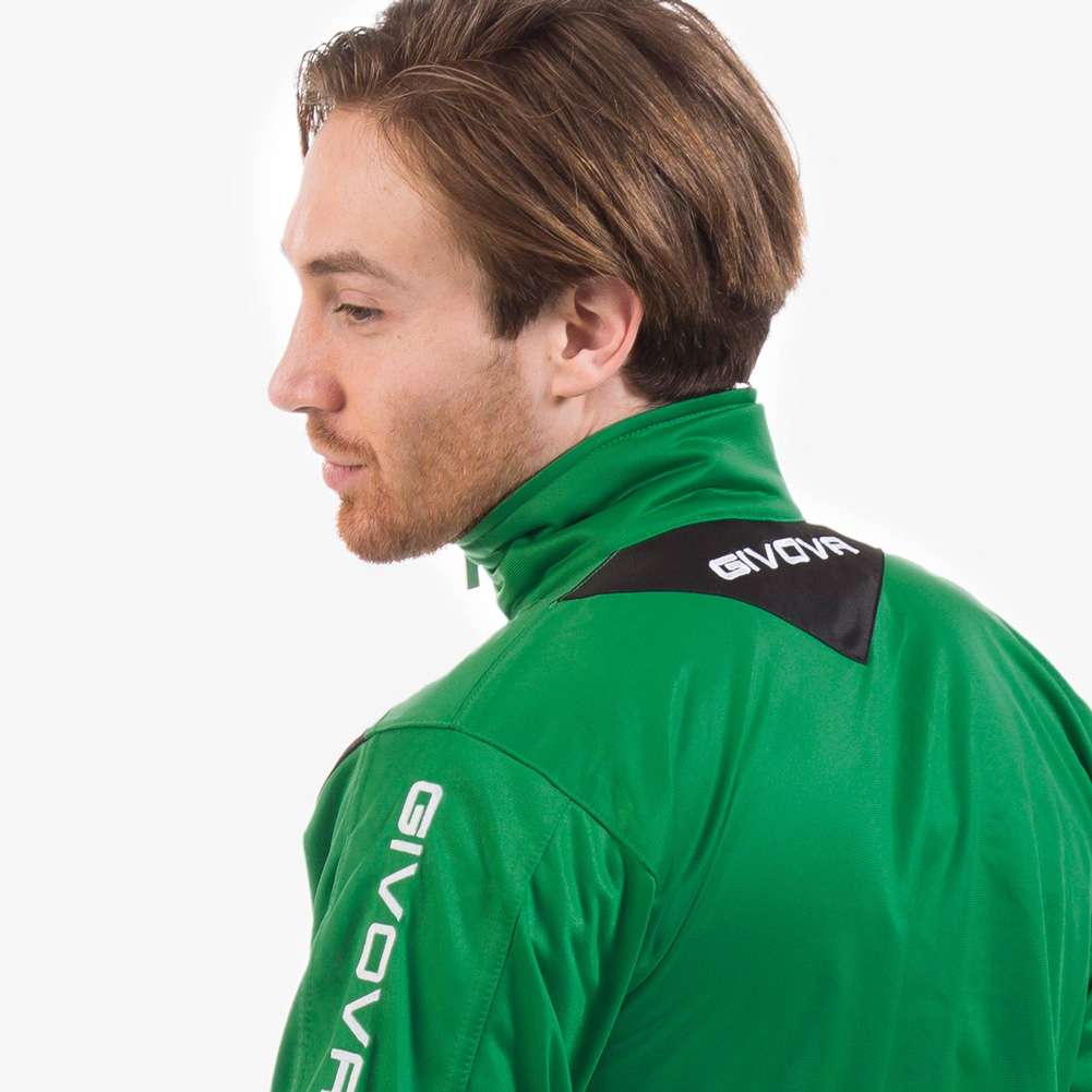 Givova Tuta Visa Trainingsanzug grün/schwarz