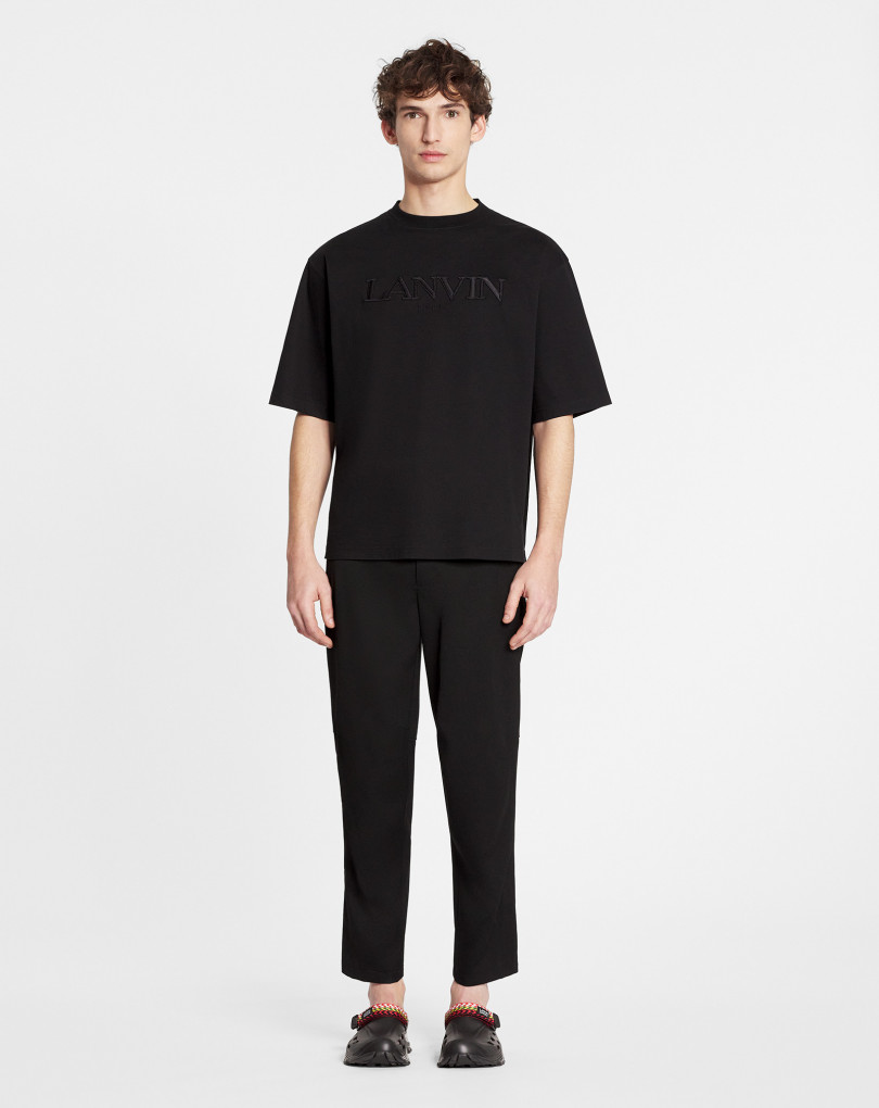 T-SHIRT OVERSIZE BRODÉ LANVIN PARIS