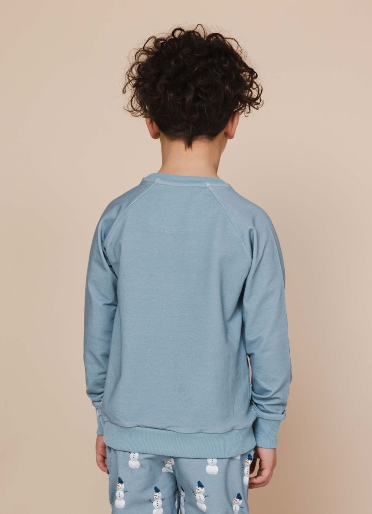 Snurk Mr. Snowman long-sleeved shirt made of organic cotton