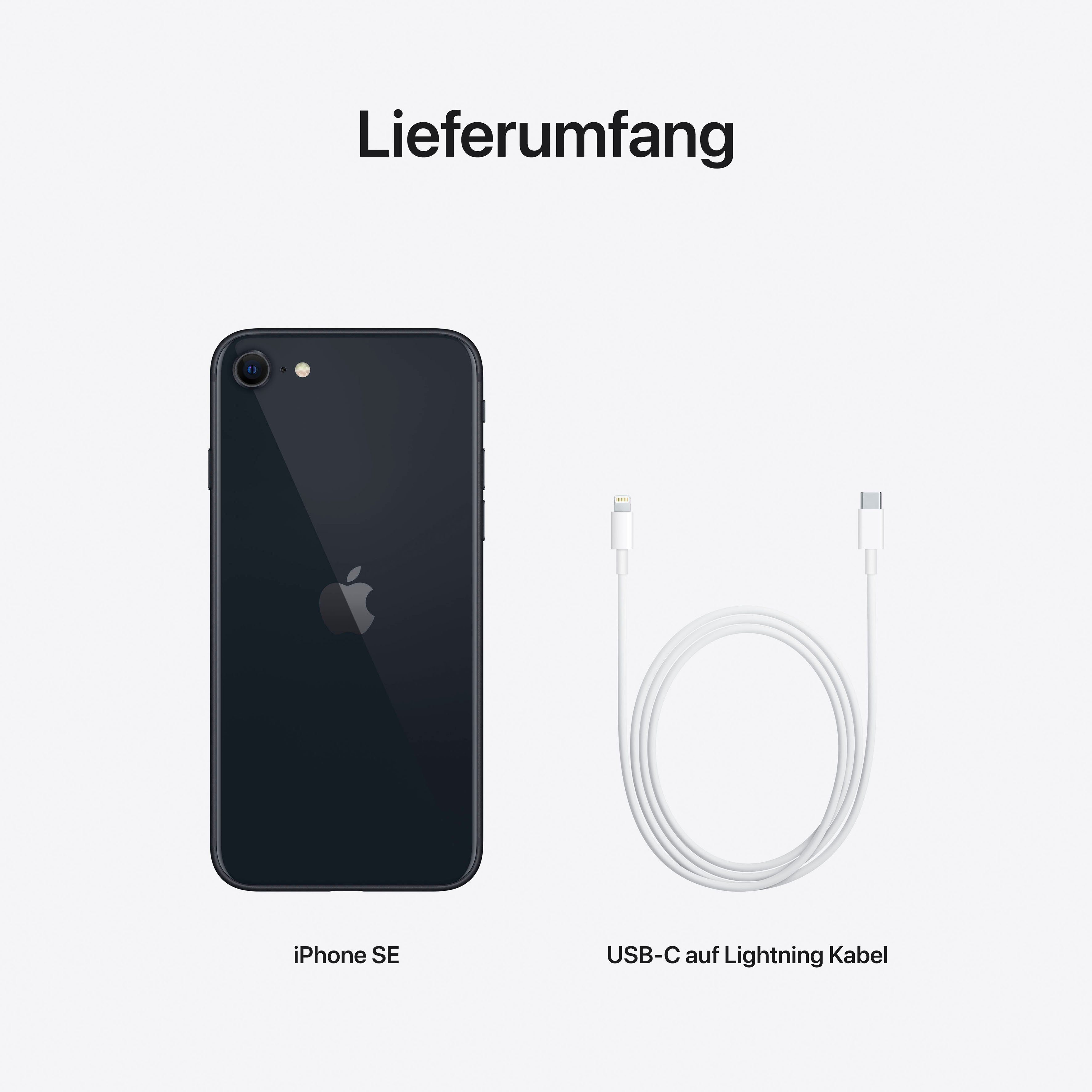 Apple iPhone SE (2022) Smartphone (11,94 cm/4,7 Zoll, 64 GB Speicherplatz, 12 MP Kamera)