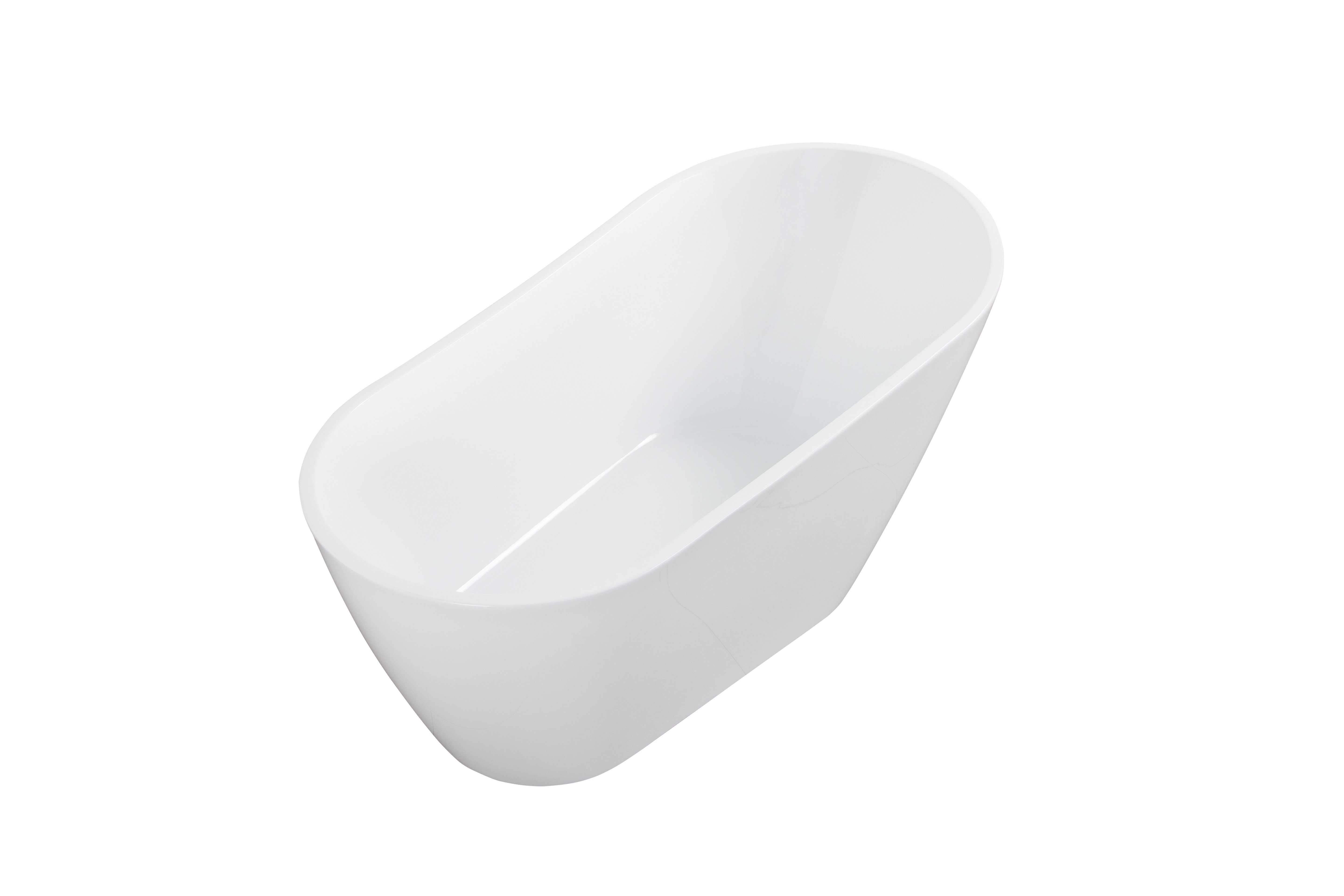 DOTMALL Badewanne Acryl freistehende Badewanne Moderne freistehende Badewanne