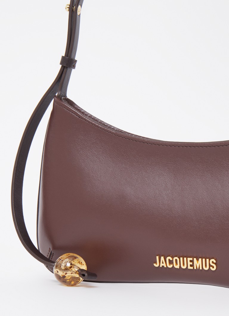 Jacquemus Le Bisou Perle nahkainen olkalaukku