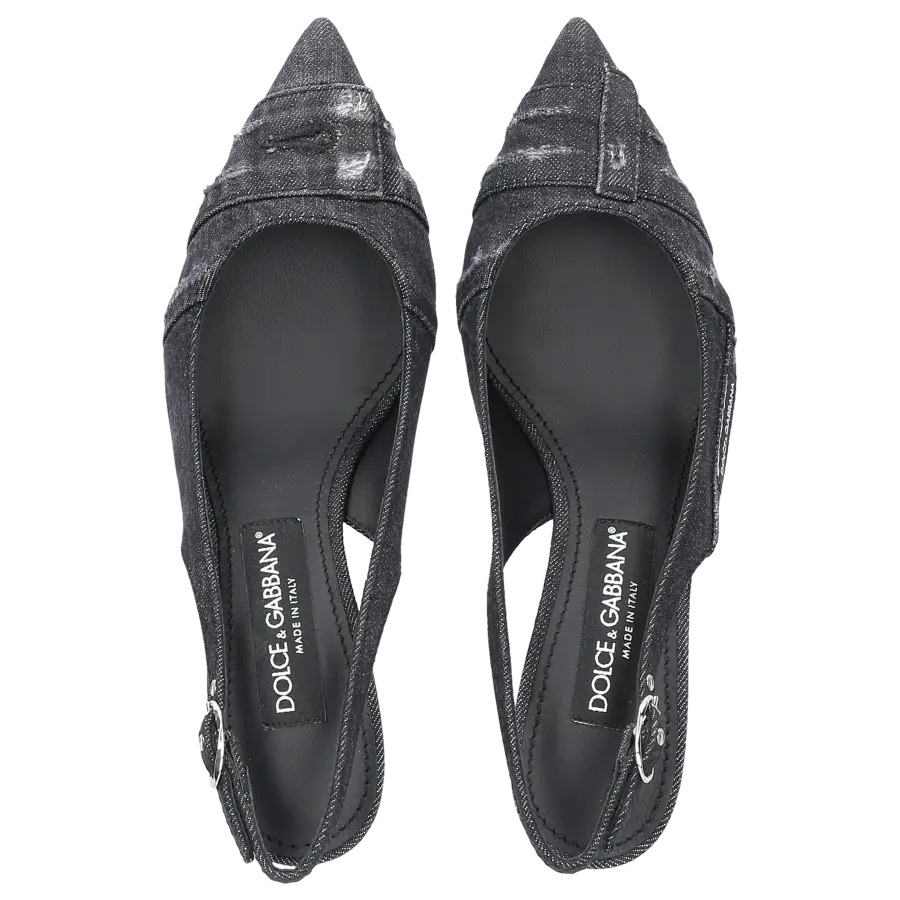 Dolce & Gabbana - Pumps CARDINALE 60 Denim - schwarz