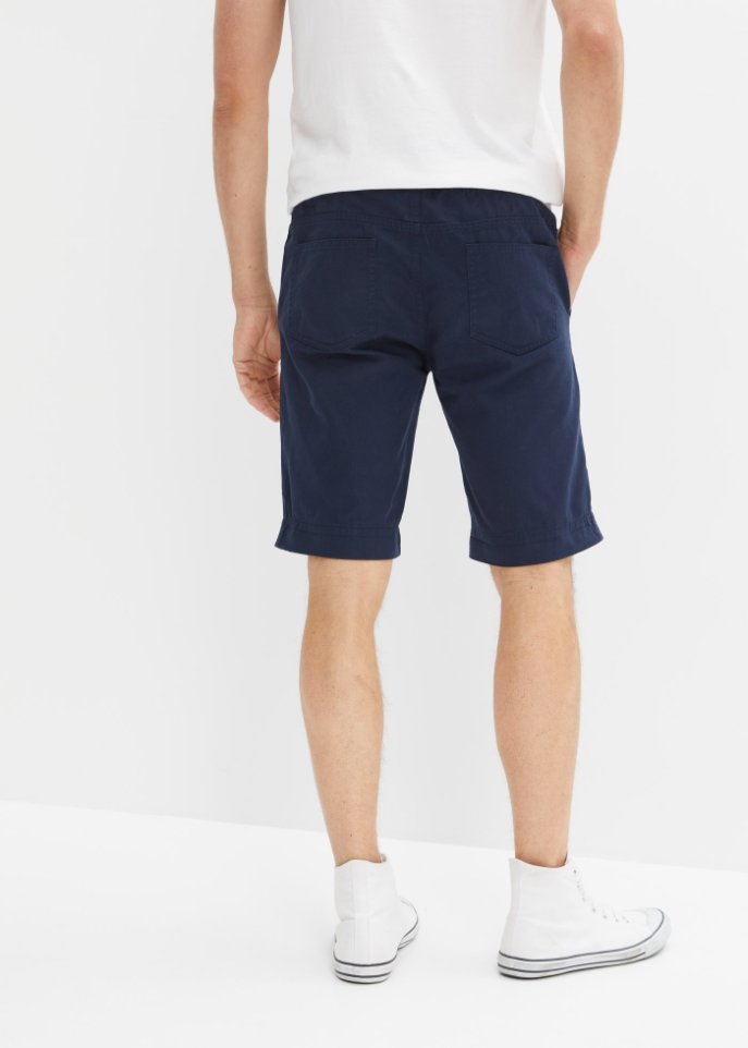 Schlupf-Bermuda mit Komfortschnitt, Regular Fit