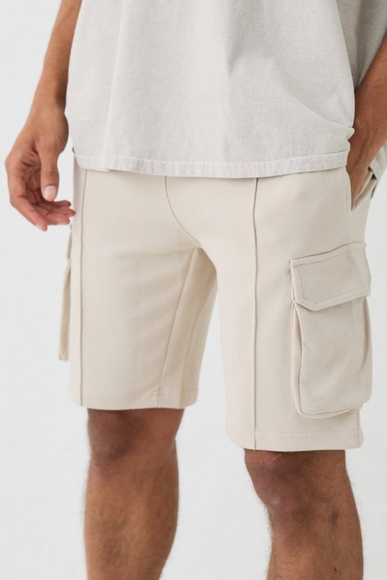 Slim-Fit Cargo-Shorts mit Detail