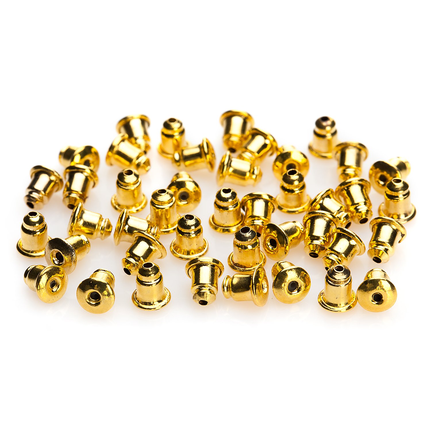 Perlenstopper, gold, 5 mm, 100 Stück