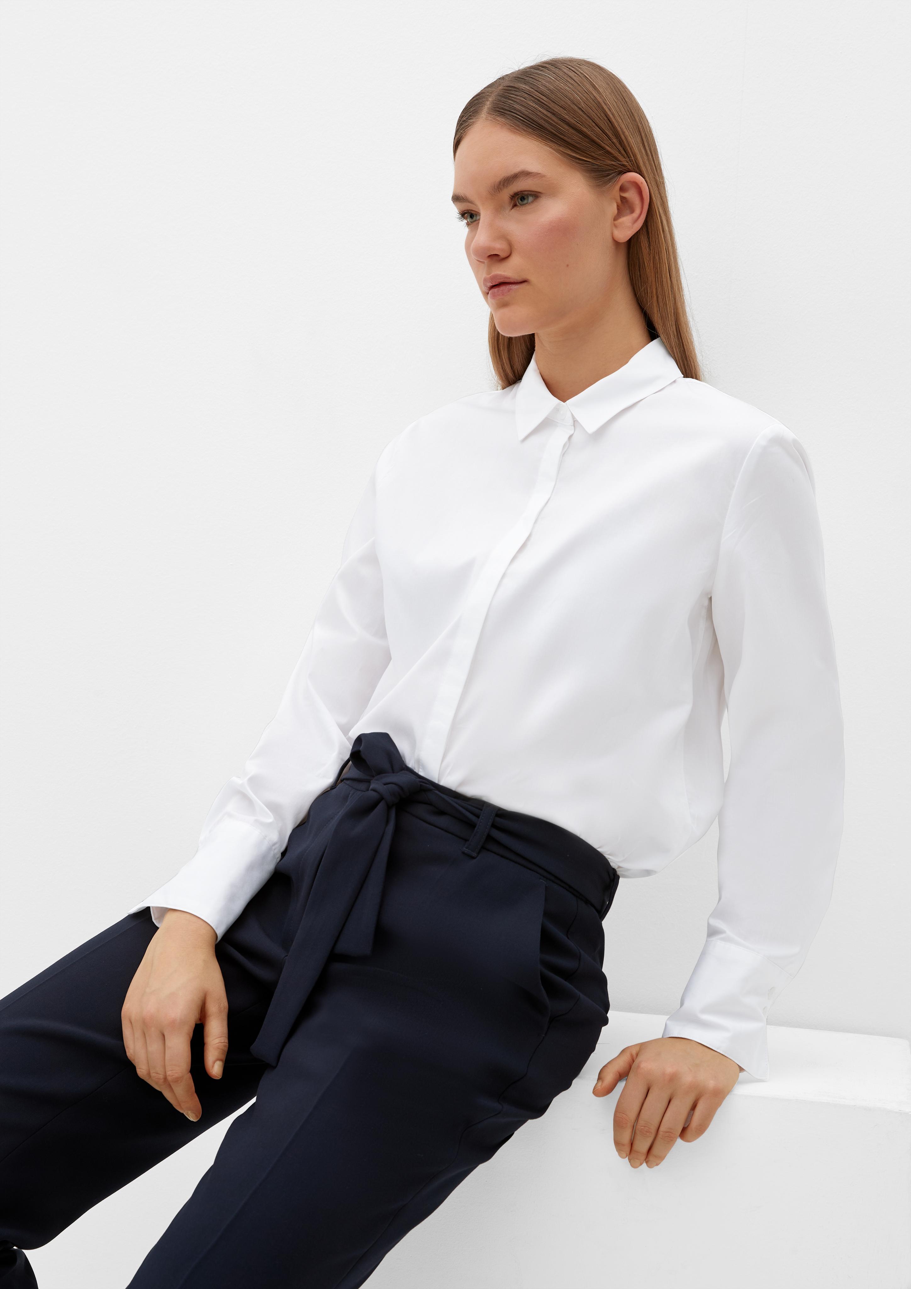 Bluse mit verdeckter Knopfleiste  2127856-0100