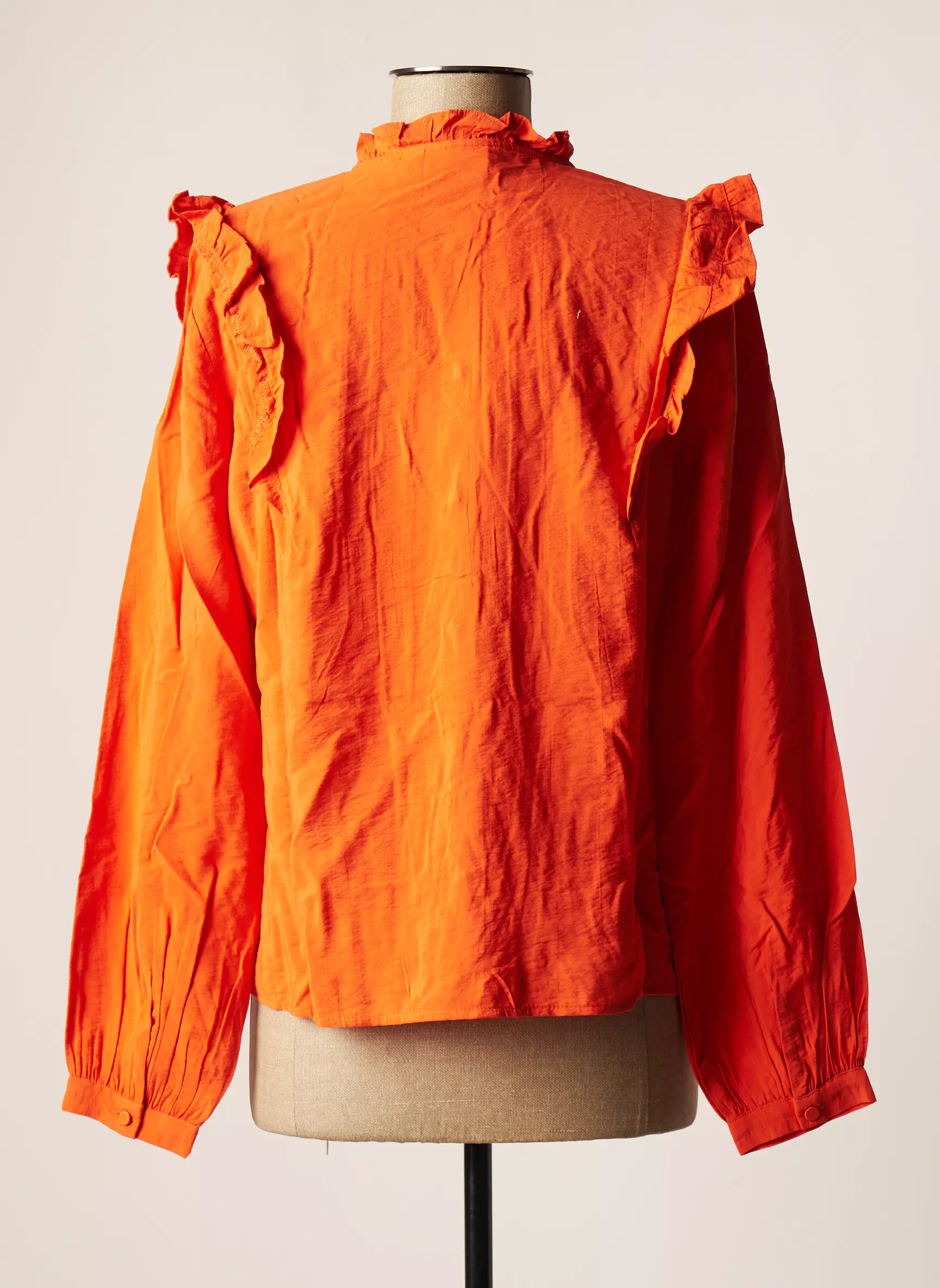 Vila Chemisiers Femme couleur orange