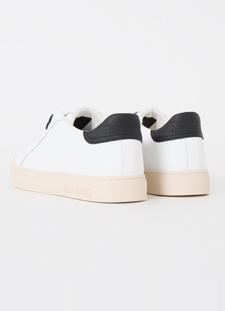 Pantofi sport Hide&Jack Essence Cloud din piele cu textură cu efect de crocodil.