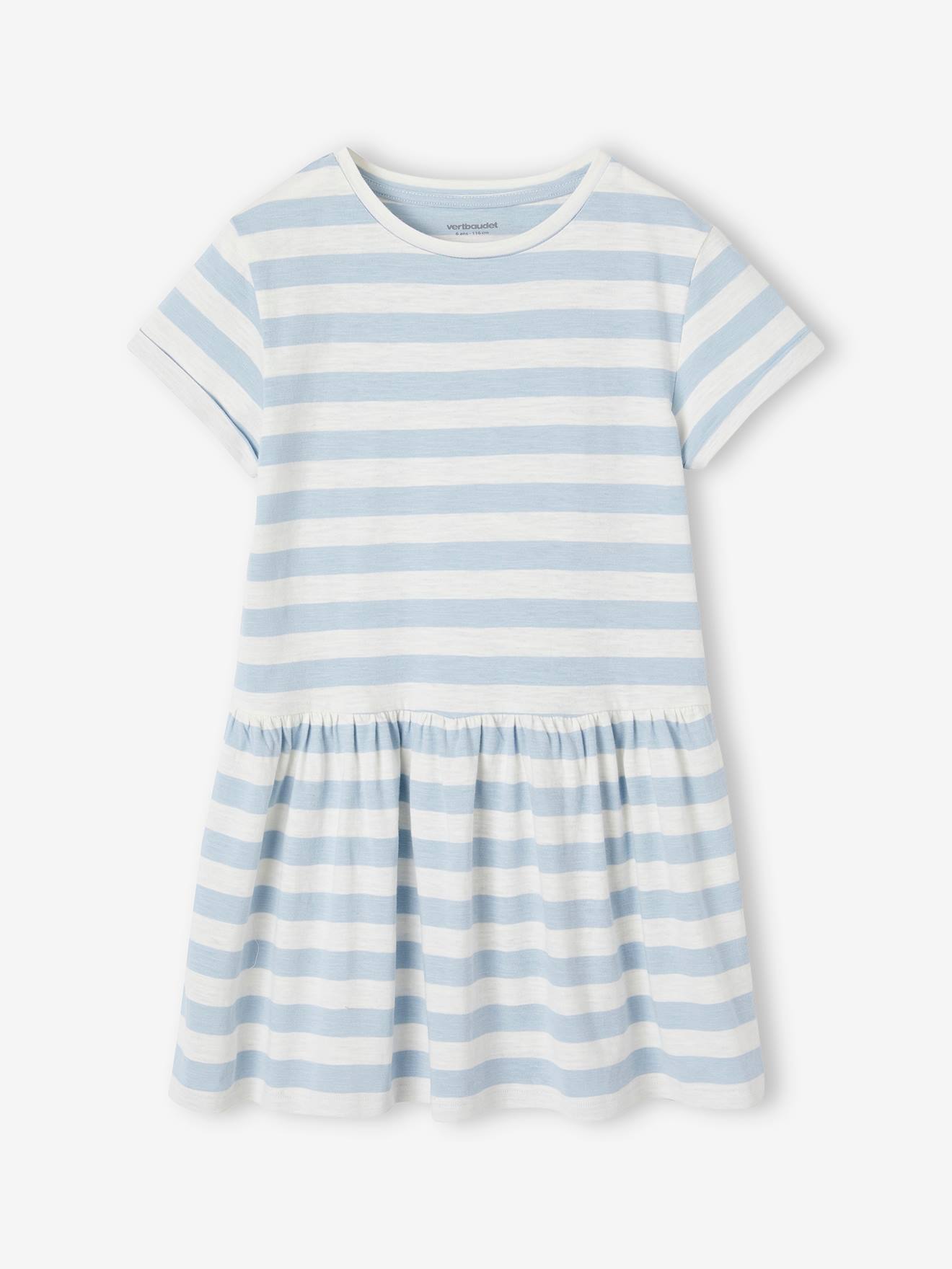 Vertbaudet Mädchen Shirtkleid BASIC Oeko-Tex - hellrosa