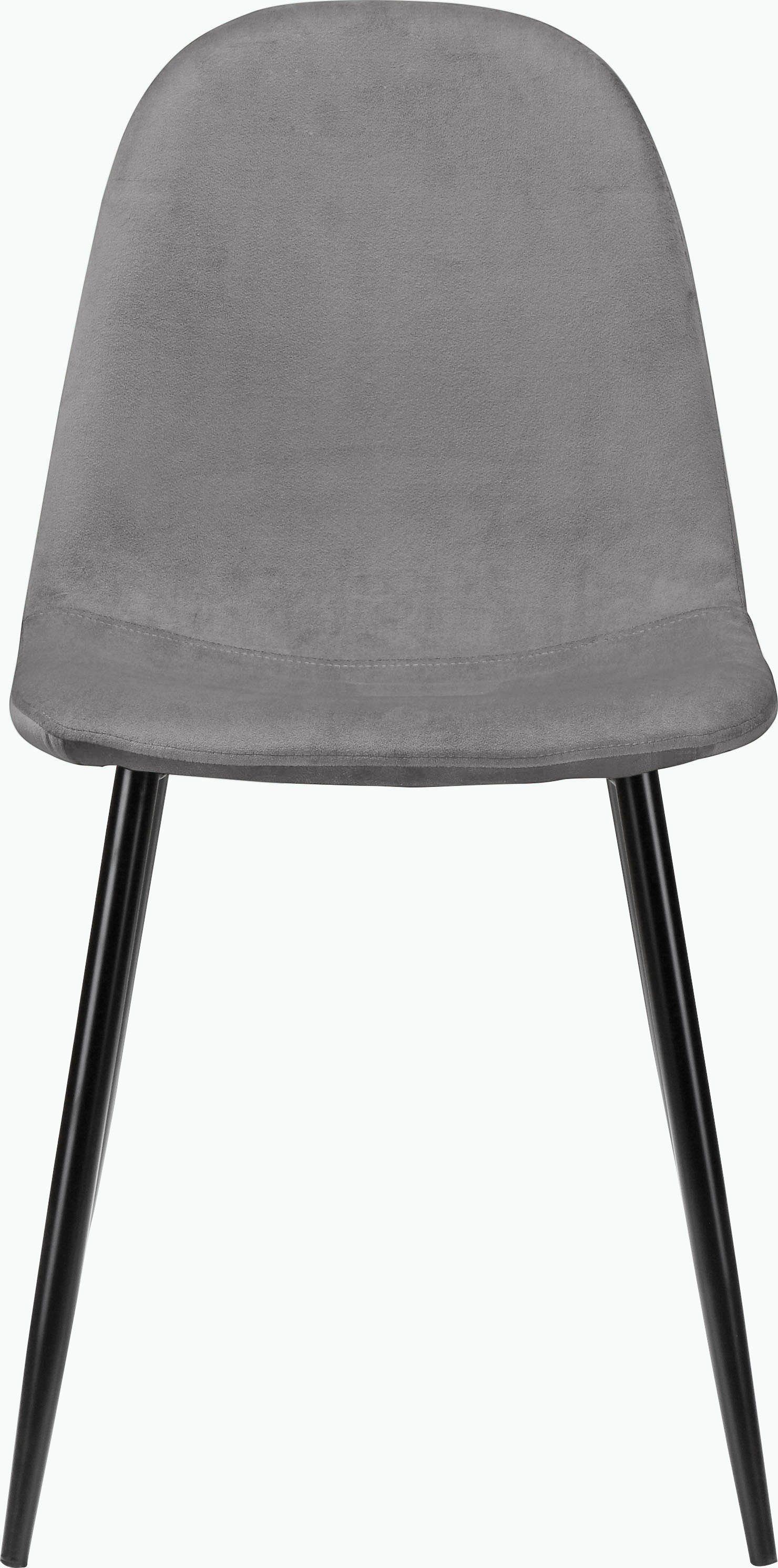 Leonique Essgruppe Eadwine, (Set, 5-tlg), bestehend aus Eadwine Esstisch rund 100 Ø cm und 4 Esszimmerstühlen
