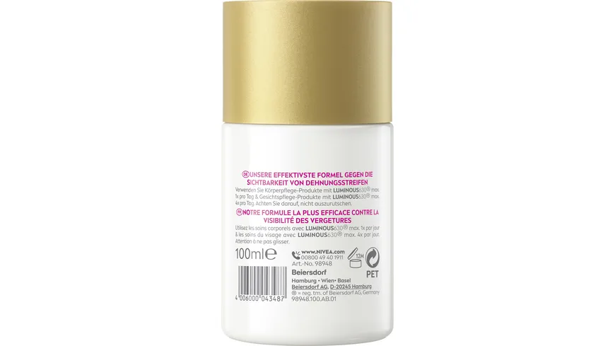 Nivea Luminous Body-Öl-Serum Anti-Dehnungsstreifen 100 ml
