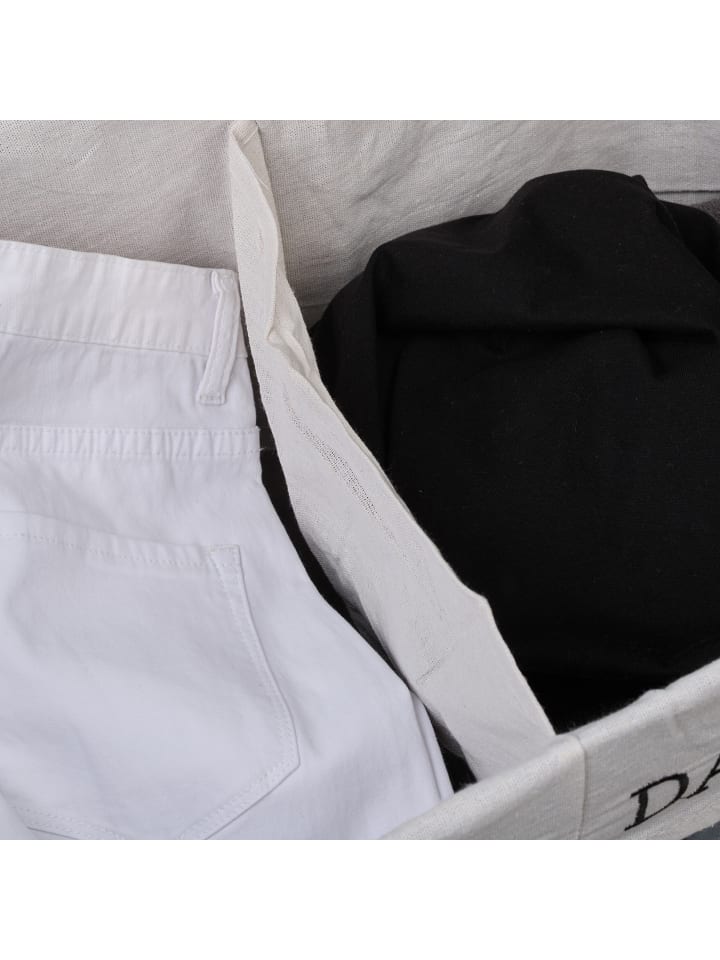 relaxdays Wäschekorb in Grau - (B)54 x (H)63 x (T)34 cm günstig kaufen onesize