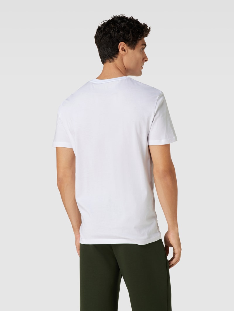 T-Shirt mit Label-Motiv-Print Modell 'AX Eage' in weiß