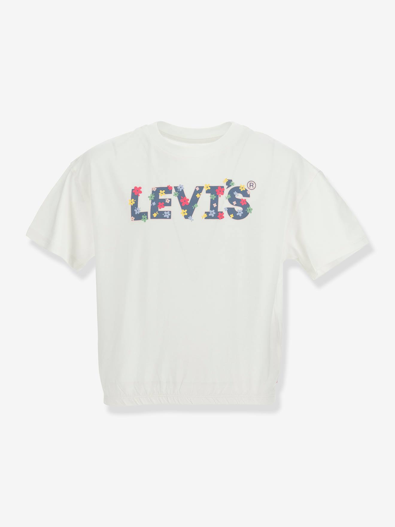 Levis Mädchen T-Shirt Meet and greet Floral Levi's, Bio-Baumwolle - beige