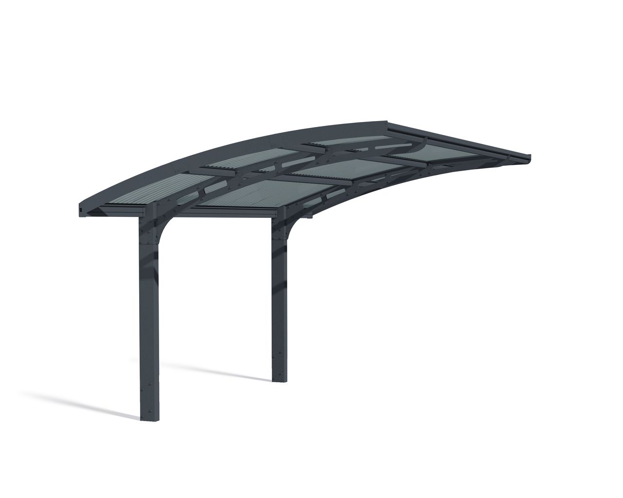 Canopia by Palram Carport Arizona Wave  495 x 289 cm Anthrazit