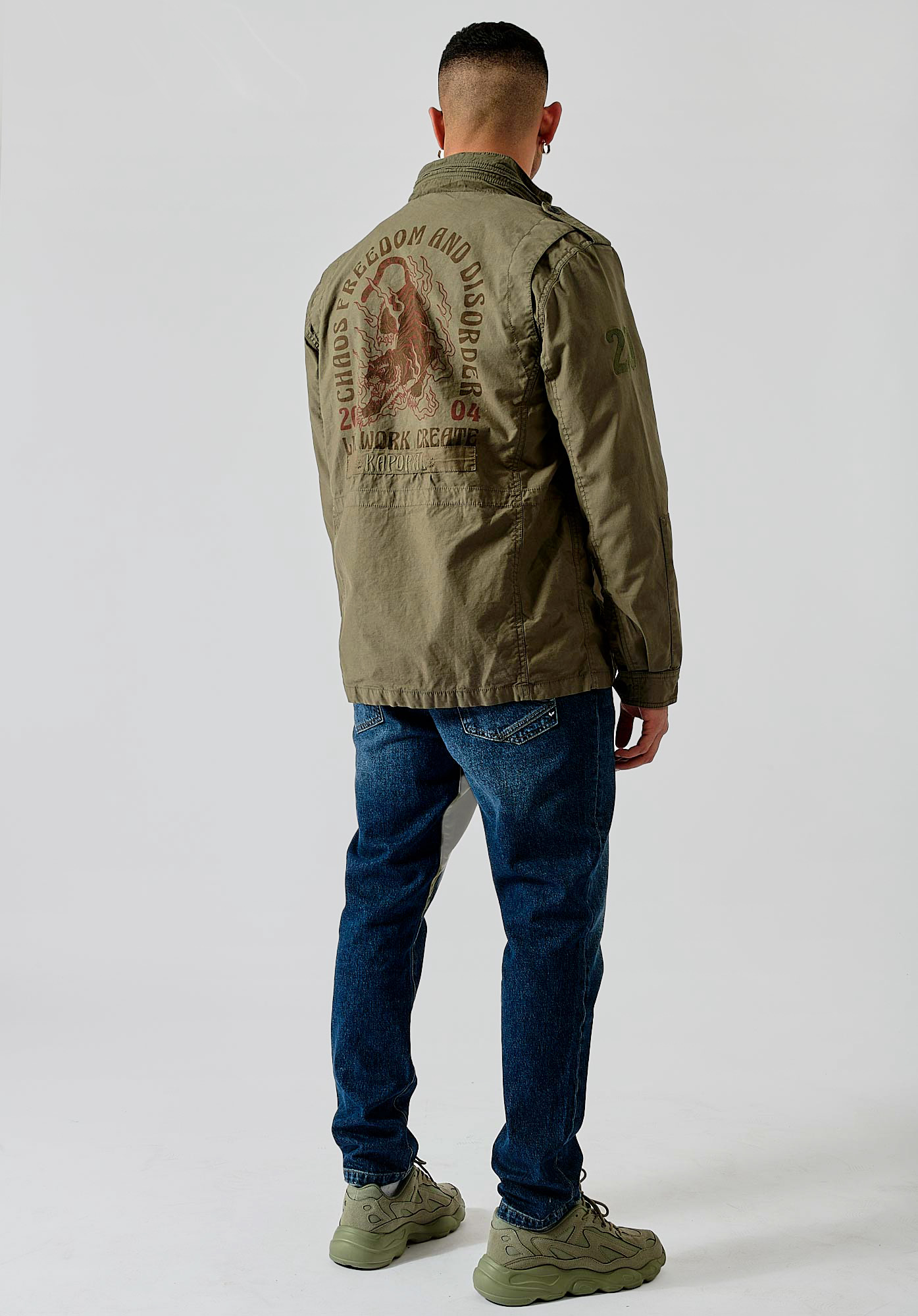 RICH   Veste kaki homme