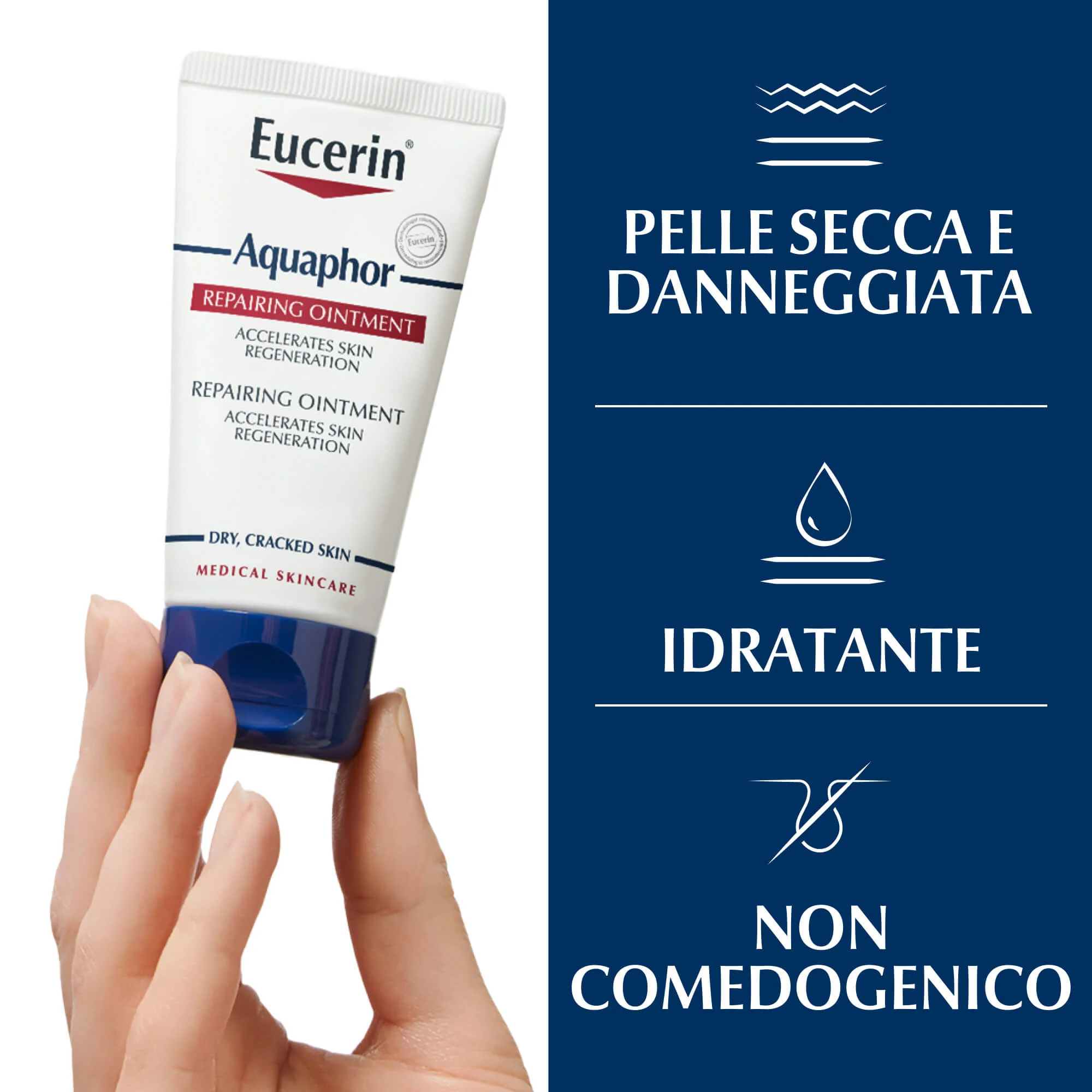 Aquaphor Aquaphor Herstelt Beschadigde Huid - Herstellende Behandeling, Bodycrème