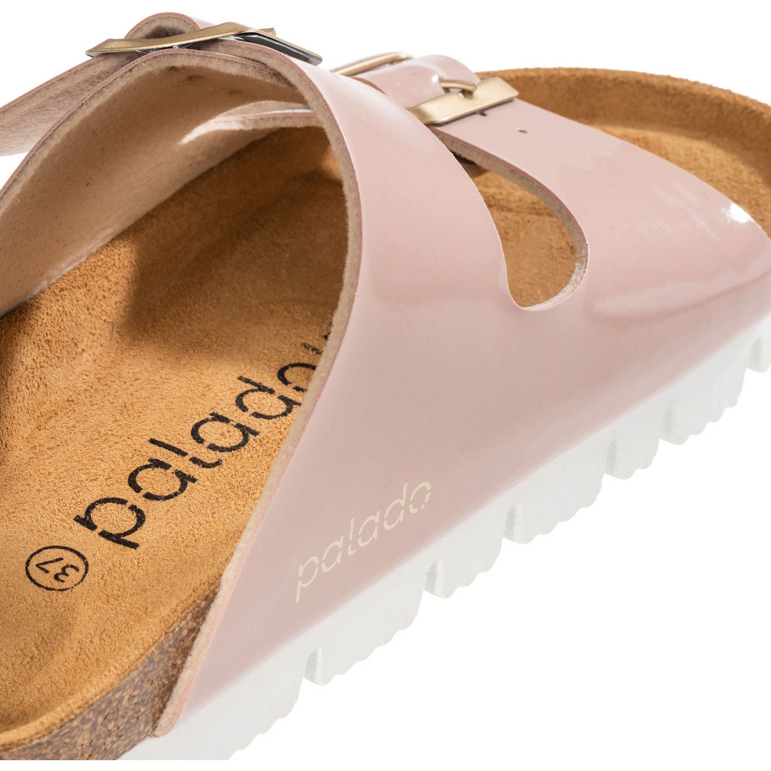 Palado Korfu PL Lack, Pantoletten, Damen, Rose