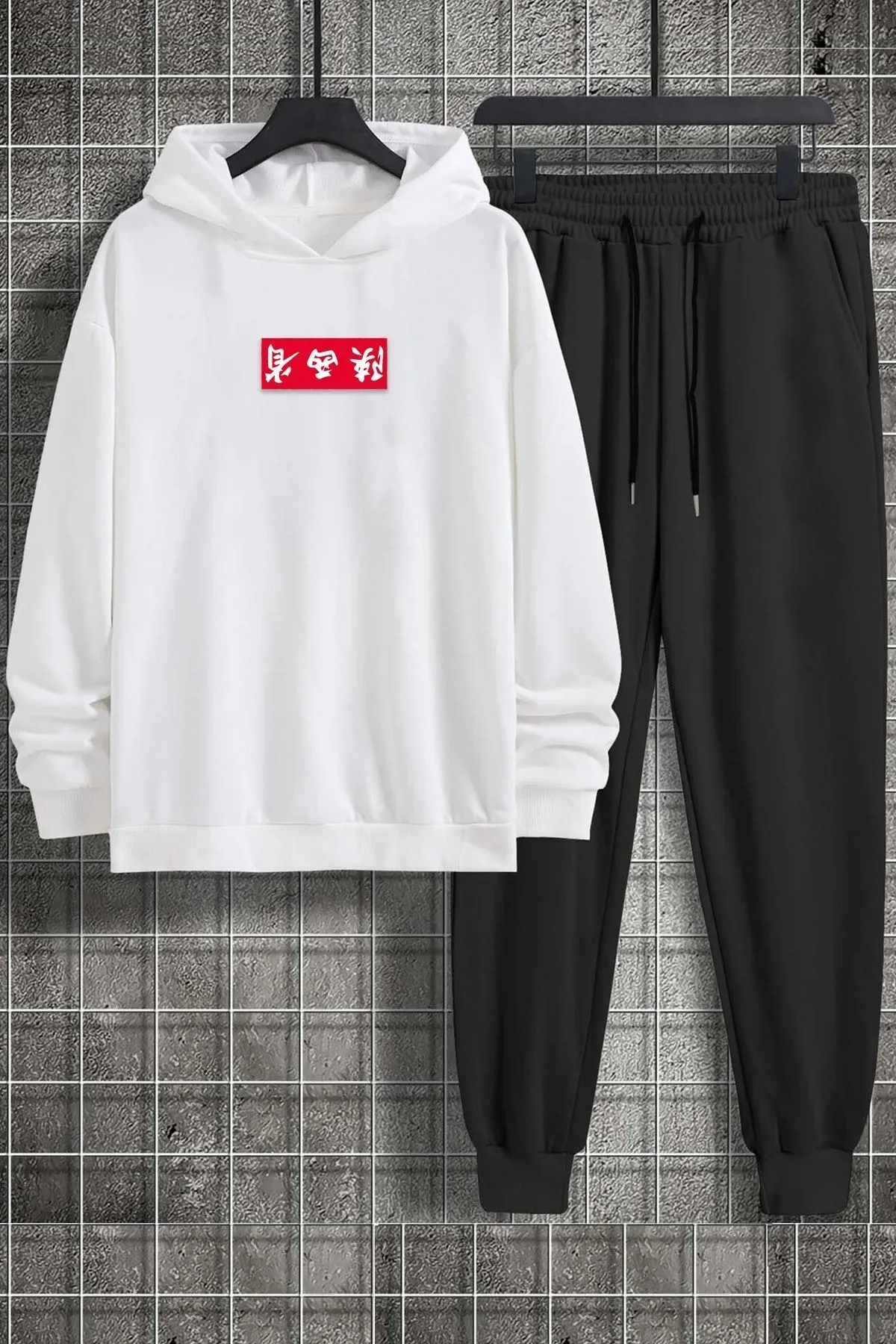 uyguntarz  Bedrucktes Unisex-Trainingsanzug-Set „Chinesebox“.
