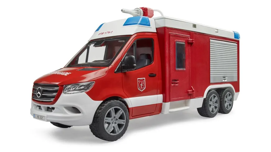 BRUDER - MB Sprinter Feuerwehrrüstwagen mit Light + Sound Modul