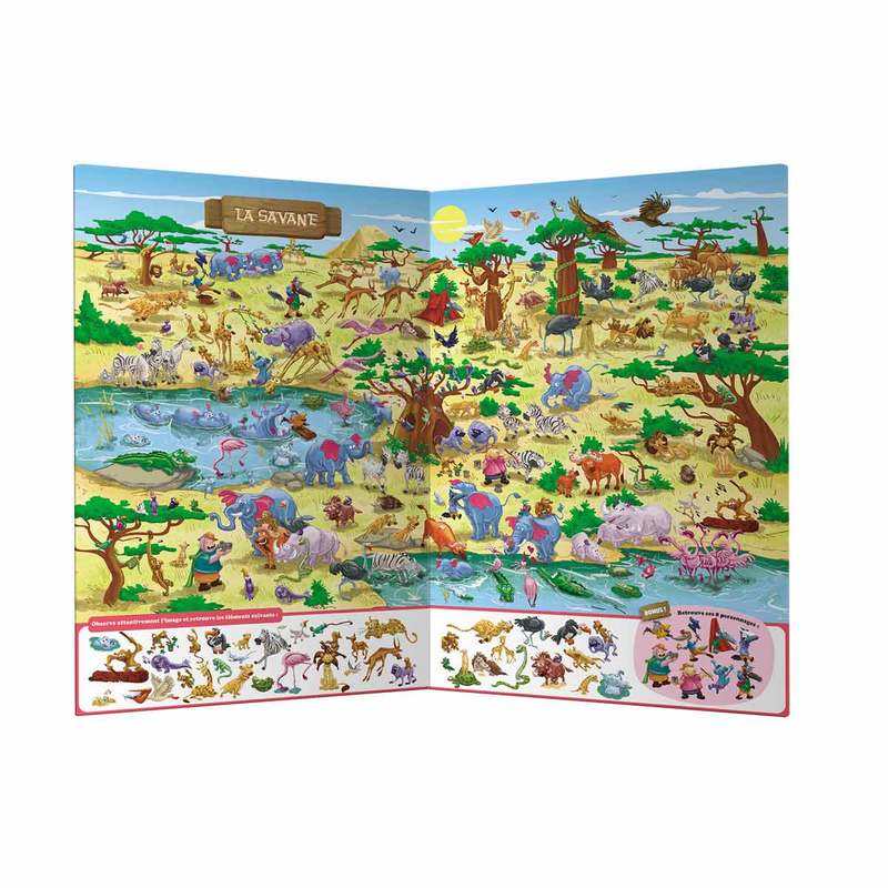 Livre Cherche et trouve Loup, autour du monde - Auzou