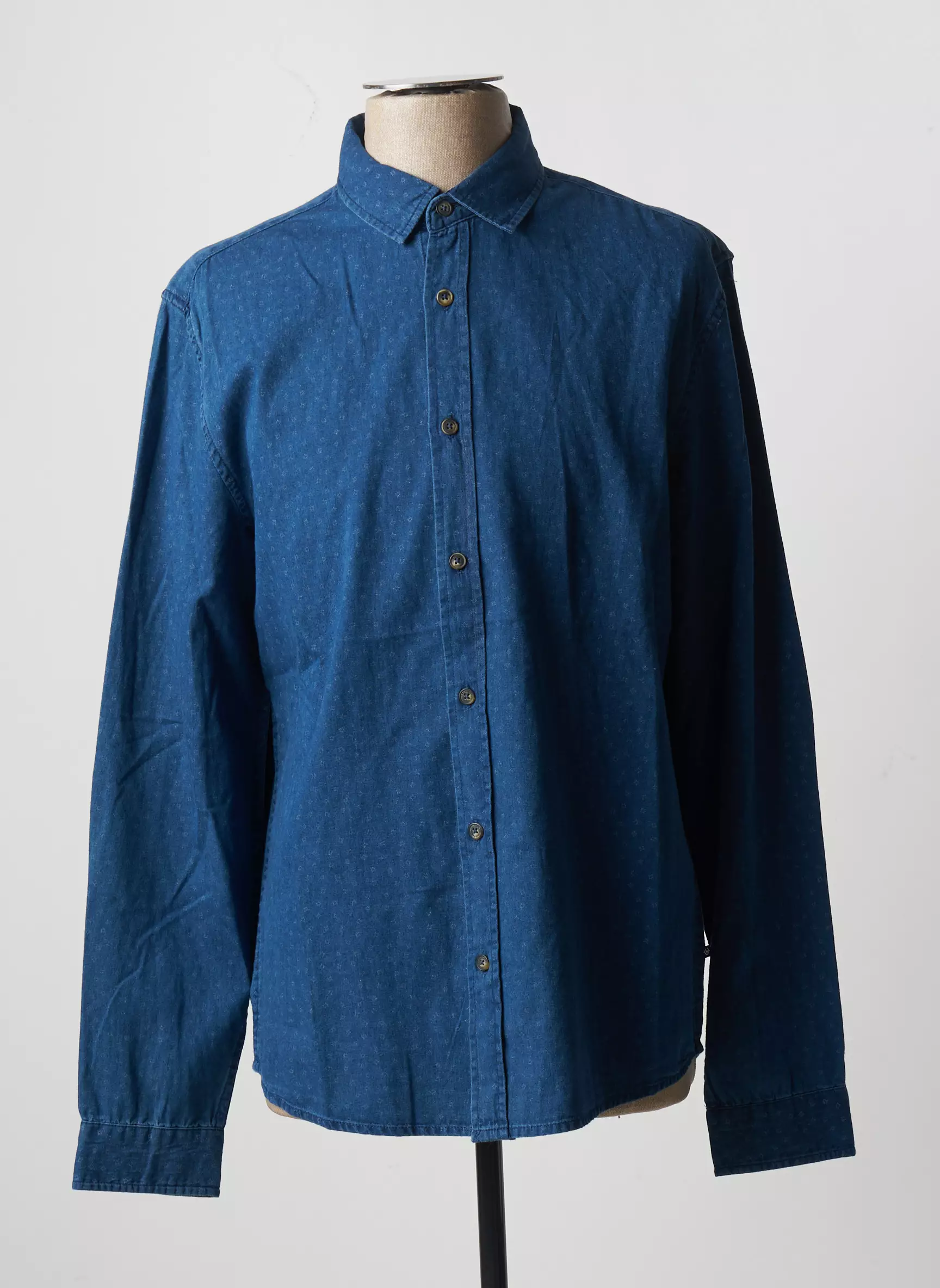 Bonobo Manches Longues Homme couleur bleu