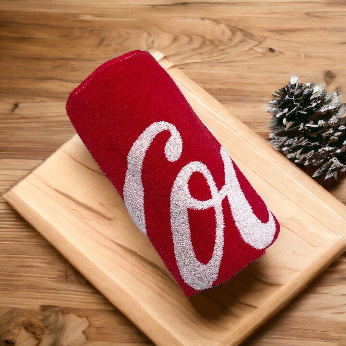 COCA COLA Badetuch Original Coca Cola Strandtuch, 100 % Baumwolle, schnell trocknend, saugfähig, und strapazierfähig