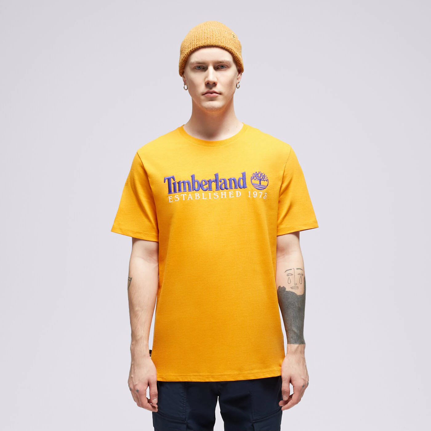 TIMBERLAND T-SHIRT SS EST. 1973 CREW TEE REGULAR Gelb