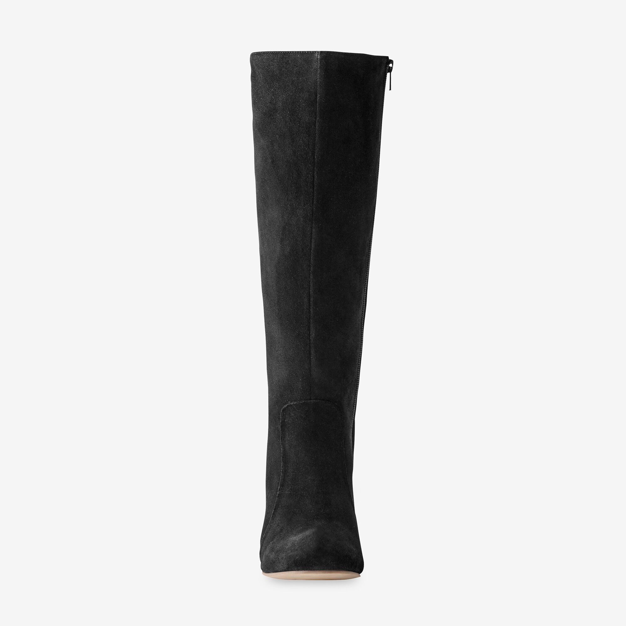 Bottes à talon spécial larges mollets