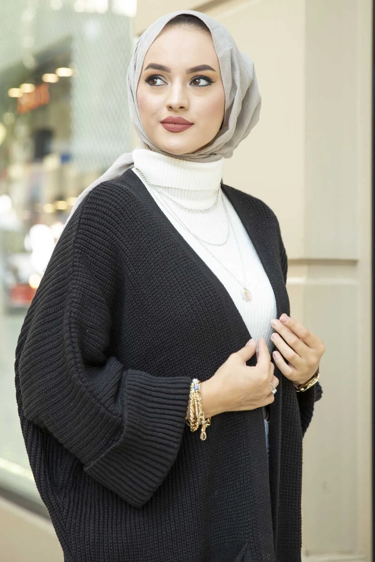 IŞILDA FASHION  DAMEN STRICKWAREN CARDIGAN