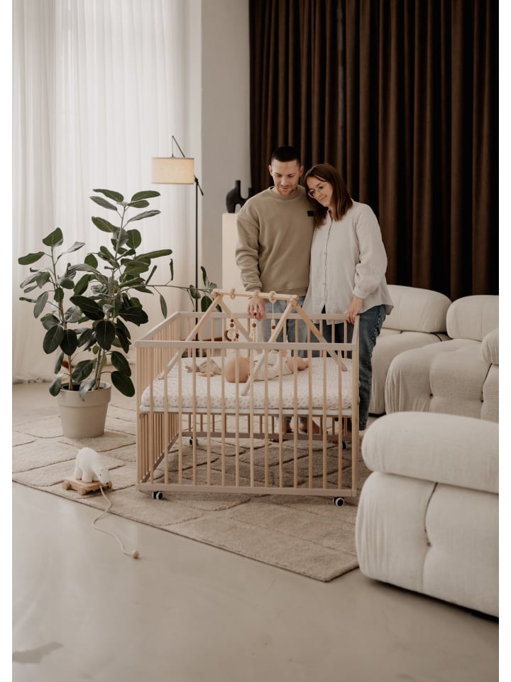 Sämann Sämann Laufgitter XXL Matratze Cloud Air sahara dust/natur Premium Kollektion günstig kaufen