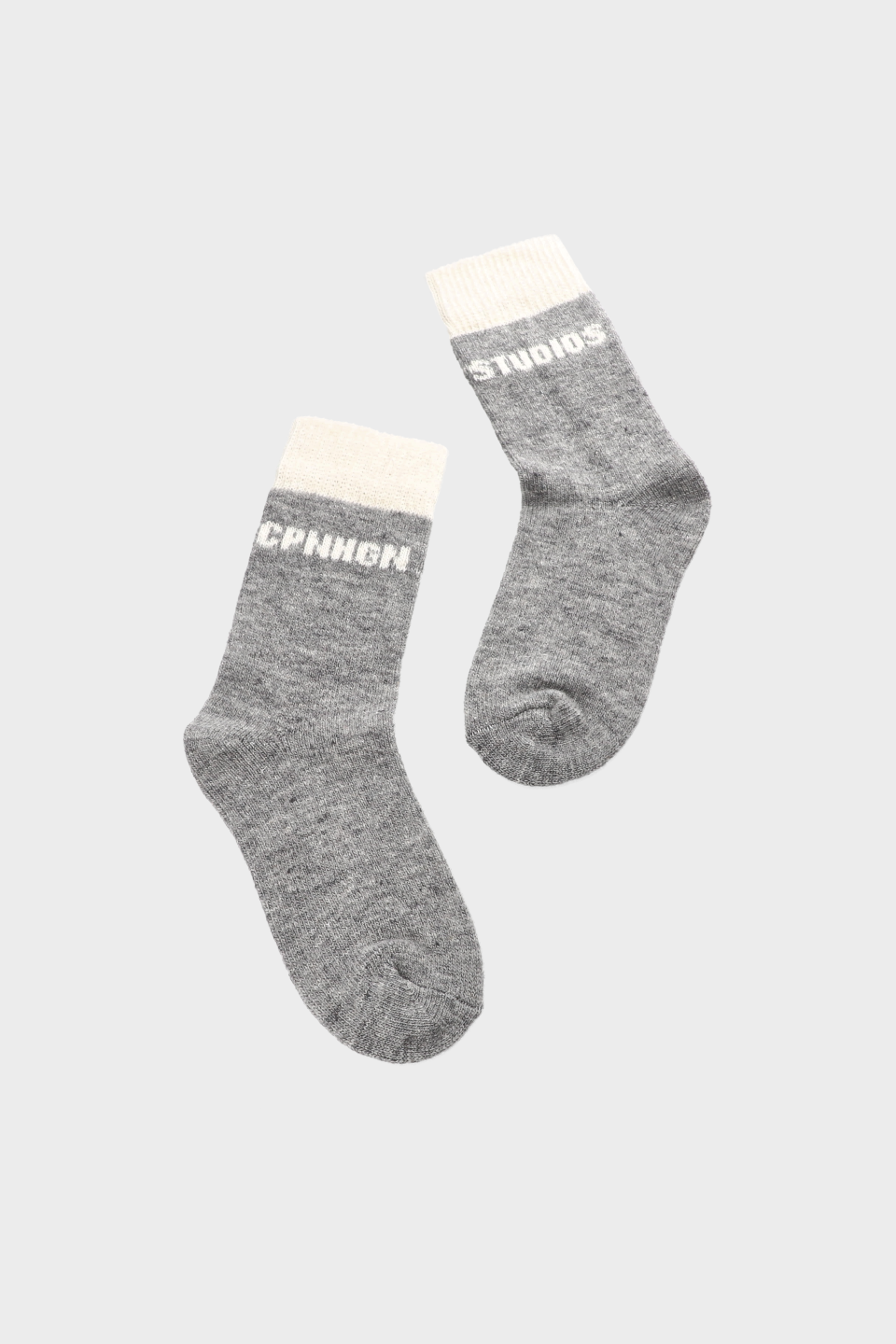 CPH WOOL SOCKS 2 wool mix light grey