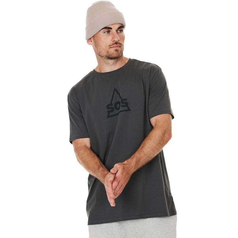 SOS Kvitfjell Printshirt Herren