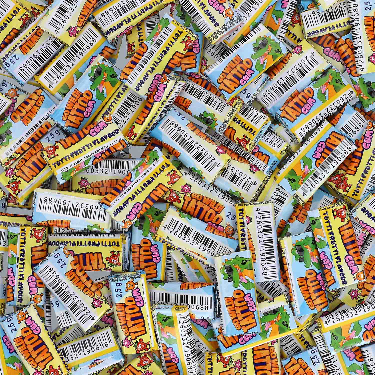 Sweet Flash Tattoo Gum Go Wild! 200er