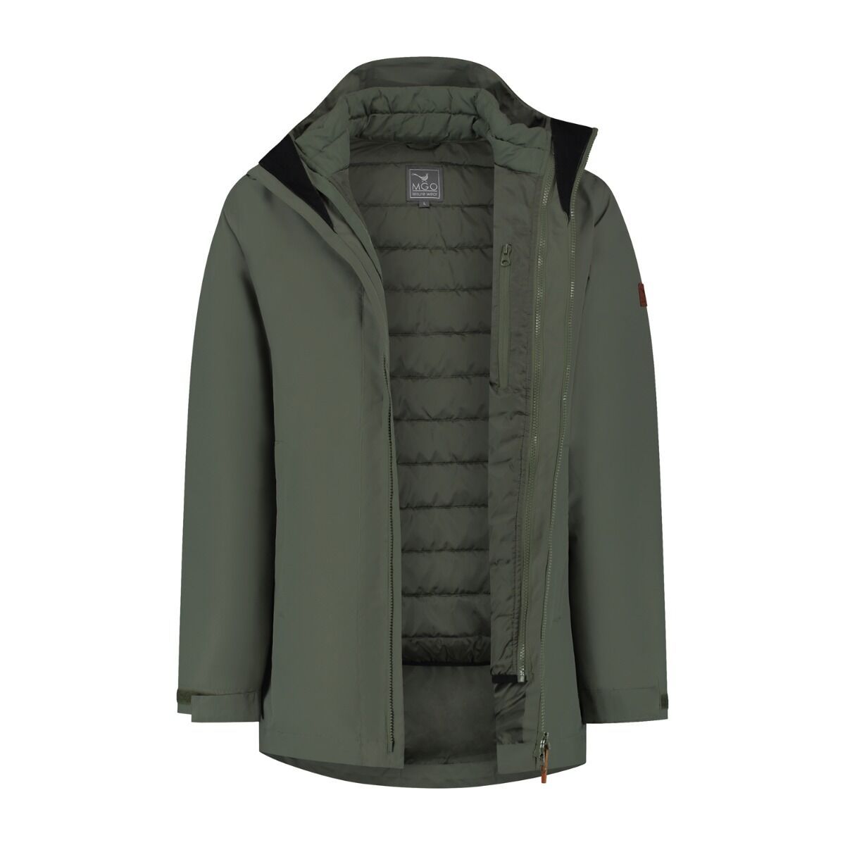 MGO Liam Brown 3-in-1 Herrenjacke