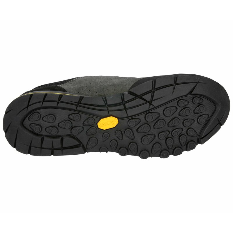Brütting Makalu grau mit gelben Herren Wanderschuhe