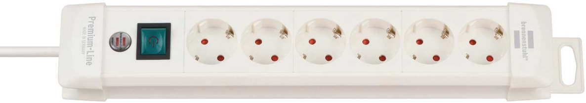 Brennenstuhl 1952260100 Premium produžni kabel 6-poljni bijeli 3 m H05VV-F 3G1.5