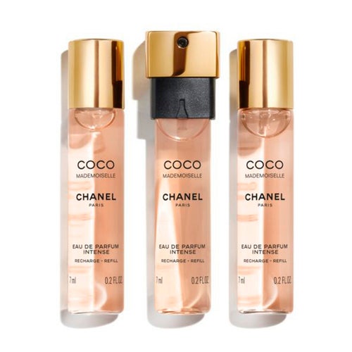 Chanel Coco Mademoiselle Intense Mini Twist and Spray Refills 3 x 7 ml